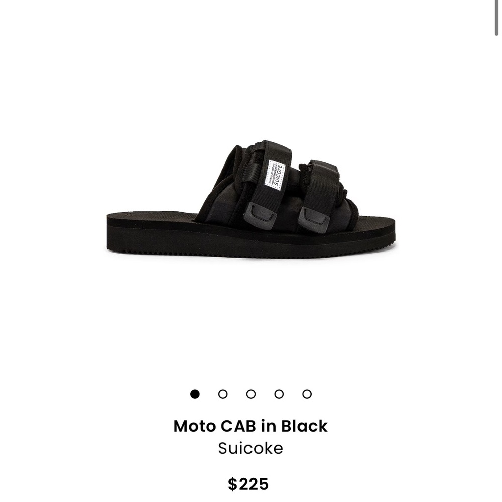 Suicoke Moto CAB Sandals - Black